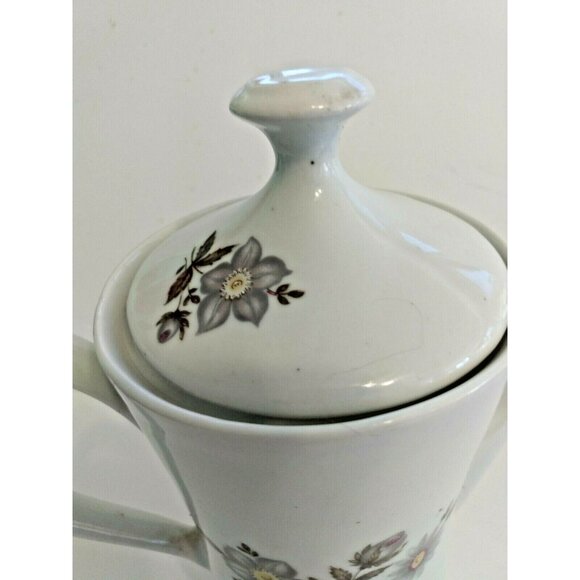 Vintage Bavarian Porcelan Tea Pot H.Waldenberg Hand Painted 8 1/2" Tall - Picture 12 of 12